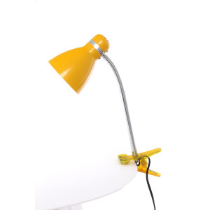 CSL-042 żółta lampka biurkowa klips