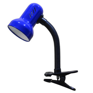 CSL-416 niebieska lampka biurkowa klips
