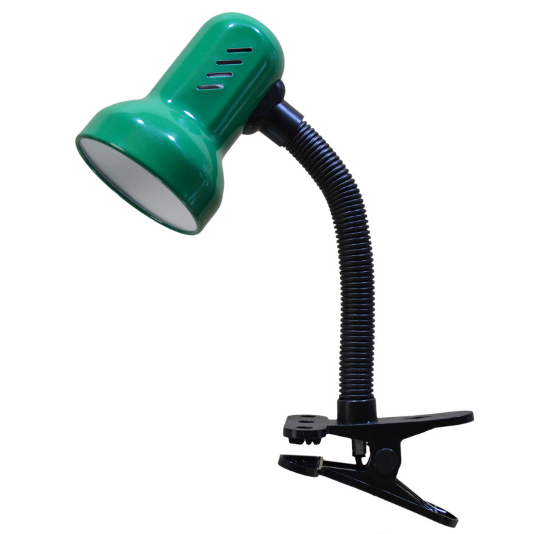 CSL-416 zielona lampka biurkowa klips