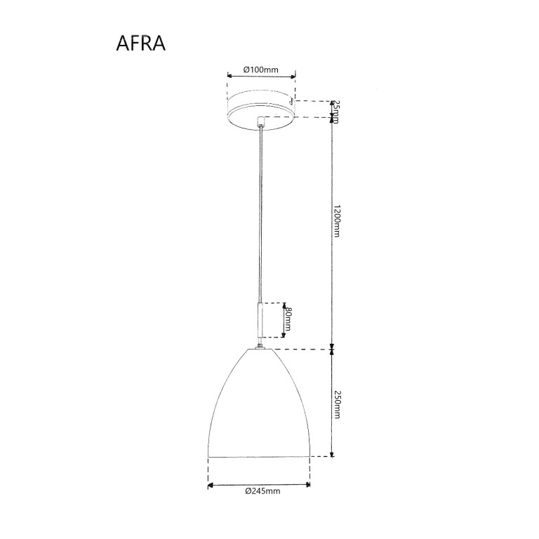 AFRA loft beton lampa wisząca 1xE27 hurt