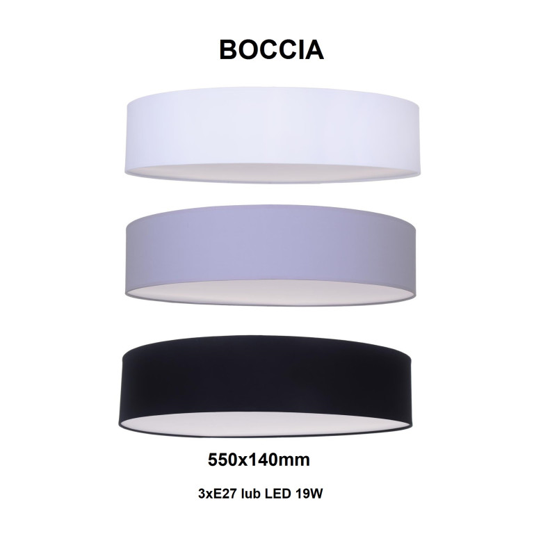 BOCCIA-550 grey abażur plafon