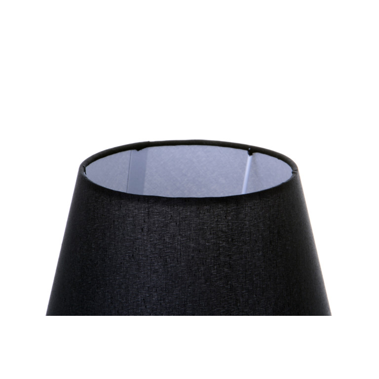 CLETO-BW czarny+chrom lampa stołowa