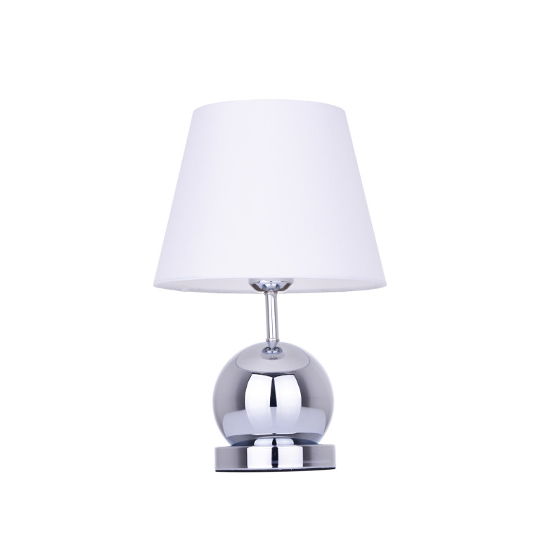 CLETO-W biały+chrom lampa stołowa (touch)