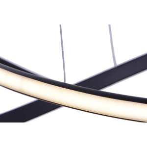GIACARTA 700 LED czarny mat lampa wisząca new style elastic  Ø70cm  55W  4000K hurt