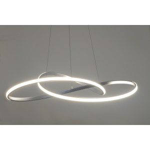 GIACARTA 700 LED srebrna lampa wisząca new style elastic  Ø70cm 55W  4000K hurt