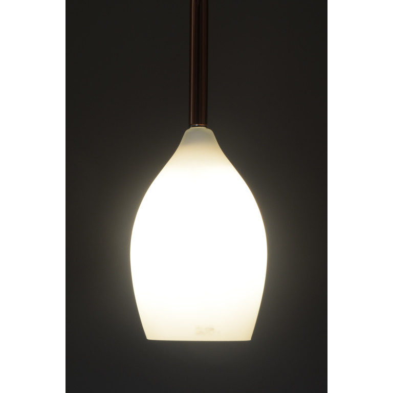 LANTERNA-C  biały/chrom/czarny lampa wisząca E14