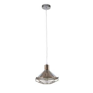 LASARUS chrom loft stylowy lampa zwis E27