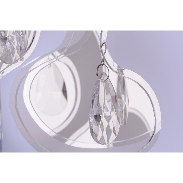 LIRA biały akryl, lampa zwis E27-1*40W