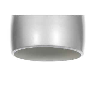 LOM-1 srebrna lampa wisząca kuchnia lobby 1xE14