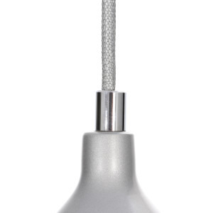 LOM-1 srebrna lampa wisząca kuchnia lobby 1xE14