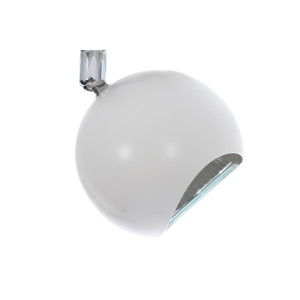 LORENZO-1 spot kinkiet biały+chrom lampa GU10
