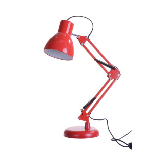 MT-504 czerwony lampka biurkowa podstawa/klips