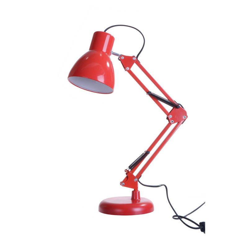 MT-504 czerwony lampka biurkowa podstawa/klips