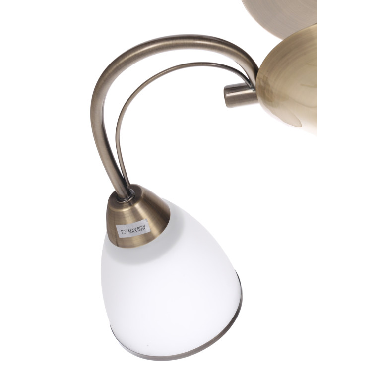 NILA-3 antyczny mosiądz lampa  sufit żyrandol