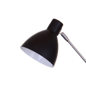 PABLO czarny+chrom lampa biurkowa E27-1*40W bez ża