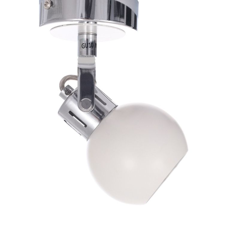 RUDI-1 biały+chrom lampa