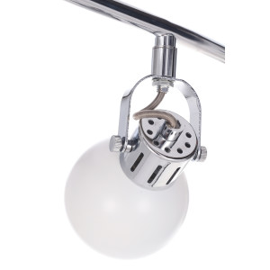 RUDI-4 biały+chrom lampa