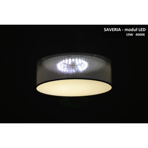 SAVERIA-500 grey abażur ażurowy plafon LED