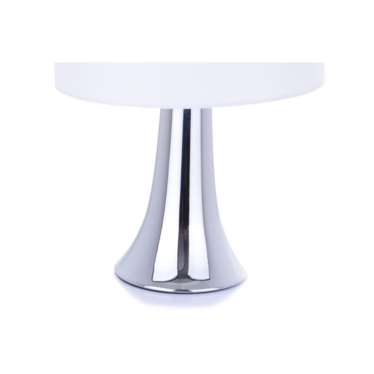 VICKY biały+chrom lampa stołowa (touch)