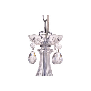 ALATRI-5 lampa wisząca, żyrandol, chrom, akryl