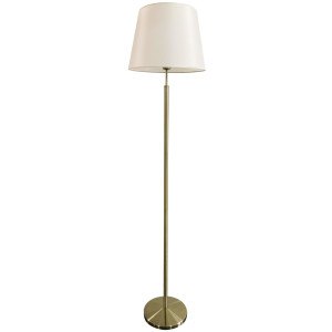 FL-3512 antique brass klosz ecru lampa stoj.podł.