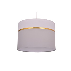 IMOLA biały/szary lampa sufit wisząca abażur E27